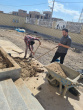 زیباسازی محوطه فضای مرکز بهداشت باغ سنگان
