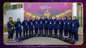 تیم والیبال دانشکده علوم پزشکی تربت جام در چهارمین المپیاد ورزشی کارکنان وزارت بهداشت ویژه بانوان