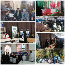 برگزاری میز خدمت دانشکده علوم پزشکی تربت‌جام در نماز جمعه، همزمان با مراسم استقبال از شهید گمنام