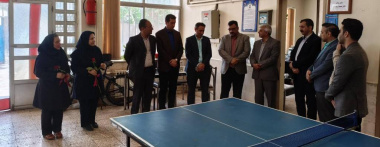 تبریک معاون بهداشت و مدیران ستاد دانشکده به مدیر و مربیان مرکز آموزش بهورزی تربت جام