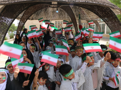 مراسم ولادت امام رضا علیه السلام و اجرای سرود سلام فرمانده