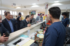 بازید دکتر عبادی معاون پرستاری وزیر بهداشت از دانشکده علوم پزشکی تربت جام