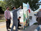 برپایی پایگاه سلامت به همت شبکه بهداشت ودرمان شهرستان در کنار موکب های پذیرایی در روز عید غدیر