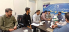 جلسه مسئول پدافند غیر عامل شهرستان با اعضاء شورای پایگاه بسیج شهید بهشتی دانشکده علوم پزشکی تربت جام