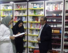 پایش وضعیت شیرخشک دارو خانه های شهرستان توسط کارشناسان معاونت غذا و دارو دانشکده