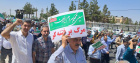 حضور با شکوه مدافعان سلامت در کنار مردم ولایت مدار و وقت شناس تربت جام در راهپیمایی پرشکوه جمعه خشم و نصر