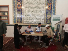 میز خدمت با حضور دکتر رحیمیان، معاونت توسعه و کارشناسان بهداشت دانشکده علوم پزشکی تربت جام