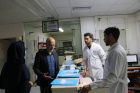 بازدید سرزده و شبانه ریاست دانشکده از بخش‌های درمانی بیمارستان سجادیه