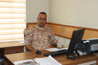 حضور ریاست و کارکنان دانشکده علوم پزشکی تربت جام با لباس بسیجی در محل کار به مناسبت هفته دفاع مقدس