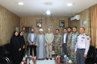 مدیران دانشکده علوم پزشکی تربت جام با پدافند هوایی منطقه دیدار کردند و از خدمات آنان تقدیر نمودند