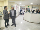 بازدید میدانی سرپرست مرکز آموزشی درمانی سجادیه از بخش های مختلف درمانی