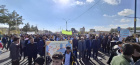 حضور پرشور خانواده ی بزرگ علوم پزشکی تربت جام  در راهپیمایی یوم ‌الله ۱۳ آبان