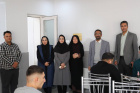 بازدید معاون فرهنگی دانشجویی و دیگر مسئولین دانشکده علوم پزشکی تربت‌جام از کافه‌تریا و قدردانی از مسئول کافه