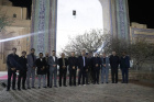 بازدید شبانه دکتر حبیبی از مجموعه مزار شیخ احمد جام