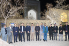 بازدید شبانه دکتر حبیبی از مجموعه مزار شیخ احمد جام