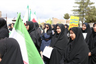 اجتماع باشکوه کادر سلامت تربت‌جام در محکومیت تجاوزات اخیر و تجدید میثاق با آرمان‌های انقلاب