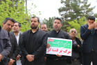 اجتماع باشکوه کادر سلامت تربت‌جام در محکومیت تجاوزات اخیر و تجدید میثاق با آرمان‌های انقلاب