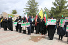 اجتماع باشکوه کادر سلامت تربت‌جام در محکومیت تجاوزات اخیر و تجدید میثاق با آرمان‌های انقلاب