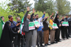 اجتماع باشکوه کادر سلامت تربت‌جام در محکومیت تجاوزات اخیر و تجدید میثاق با آرمان‌های انقلاب