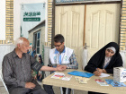 برگزاری میز خدمت دانشکده علوم پزشکی تربت‌جام در مصلی نماز جمعه