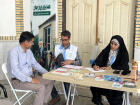 برگزاری میز خدمت دانشکده علوم پزشکی تربت‌جام در مصلی نماز جمعه