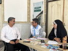 برگزاری میز خدمت دانشکده علوم پزشکی تربت‌جام در مصلی نماز جمعه