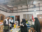 برپایی قرارگاه جهادی امام خامنه‌ای شهید بسیج جامعه پزشکی تربت جام در حرم مطهر رضوی