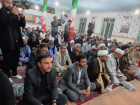 حضور رئیس دانشکده علوم پزشکی تربت‌جام در مراسم بزرگداشت سومین شب خاکسپاری رهبر شهید انقلاب در روستای یادگار