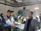 بازدید دکتر رسولی استادی از محل استقرار تیم پزشکی و درمانی دانشکده علوم پزشکی تربت‌جام و بسیج جامعه پزشکی در باغ رضوان حرم مطهر رضوی