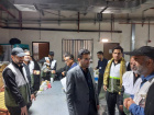 بازدید دکتر رسولی استادی از محل استقرار تیم پزشکی و درمانی دانشکده علوم پزشکی تربت‌جام و بسیج جامعه پزشکی در باغ رضوان حرم مطهر رضوی