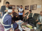 برگزاری میز خدمت و ارتباطات مردمی دانشکده علوم پزشکی تربت جام در مزار شیخ احمد جامی همزمان با نماز جمعه به مناسبت هفته دفاع مقدس