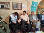 برگزاری میز خدمت و ارتباطات مردمی دانشکده علوم پزشکی تربت جام در مزار شیخ احمد جامی همزمان با نماز جمعه به مناسبت هفته دفاع مقدس