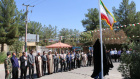 اهتزاز پرچم ایران در دانشکده علوم پزشکی تربت‌جام همزمان با دانشگاه‌های سراسر کشور