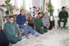 دیدار رئیس و مسئولان دانشکده علوم پزشکی تربت‌جام با جانباز و آزاده سرافراز