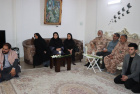 دیدار رئیس و مسئولان دانشکده علوم پزشکی تربت‌جام با جانباز و آزاده سرافراز
