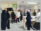 بازدید جانشین فرمانده نیروی انتظامی شهرستان تربت جام و هیئت همراه و عیادت از بیماران مرکز آموزشی درمانی سجادیه