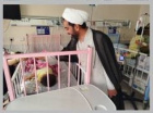بازدید جانشین فرمانده نیروی انتظامی شهرستان تربت جام و هیئت همراه و عیادت از بیماران مرکز آموزشی درمانی سجادیه