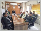 بازدید جانشین فرمانده نیروی انتظامی شهرستان تربت جام و هیئت همراه و عیادت از بیماران مرکز آموزشی درمانی سجادیه