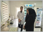 بازدید سرپرست و مدیر مرکز آموزشی درمانی سجادیه از واحد آزمایشگاه جهت بررسی فرآیندهای کیفی
