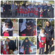 حضور دانش‌آموزان و مسئولان مدرسه نیلوفران در جمع پرستاران با هدف قدردانی از خدمات آنان
