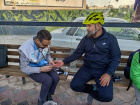 غربالگری دیابت و فشارخون دوچرخه‌سواران در پویش «سه‌شنبه‌های بدون خودرو»