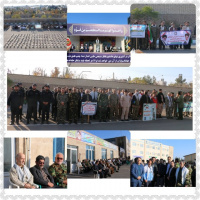 برگزاری مراسم صبحگاه مشترک نیروهای نظامی و انتظامی در تربت جام