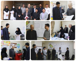 * بازدید نوروزی از مرکز خدمات جامع سلامت روستایی کاریزنو *