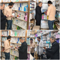 بازدید کارشناسان دارویی از داروخانه‌ها با هدف ارتقای کیفیت خدمات دارویی در روستاهای نصر آباد و کاریزنو