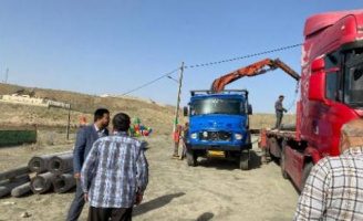 خرید و تحویل ۱۲ عدد ستون برق توسط دانشکده علوم پزشکی تربت جام به اداره برق شهرستان صالح‌آباد