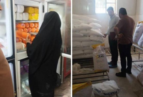 بازدید کارشناس و رئیس اداره نظارت بر مواد غذایی و آشامیدنی معاونت غذا و دارو از واحد تولیدی ماکیان جام