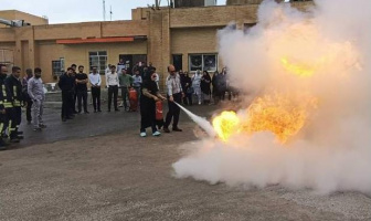 برگزاری کارگاه آموزشی اطفا حریق در مرکز آموزشی درمانی سجادیه