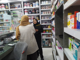 بازدید کارشناسان معاونت غذا و دارو از داروخانه های سطح شهرستان، به منظور پایش وضعیت شیرخشک