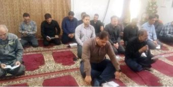 برپایی مراسم عزاداری و قرائت زیارت عاشورا در نمازخانه معاونت فرهنگی دانشجویی ، دانشکده علوم پزشکی تربت جام