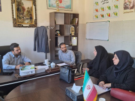 بازدید کارشناس مسائل جوانی جمعیت ستاد دانشکده از واحد سلامت خانواده شبکه بهداشت و درمان صالح آباد